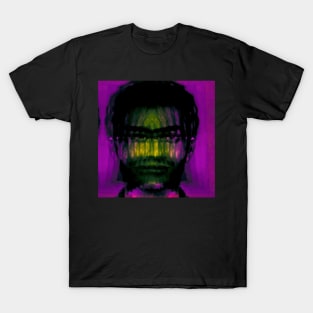 CONMAN Surreal Glitch Art Portrait T-Shirt